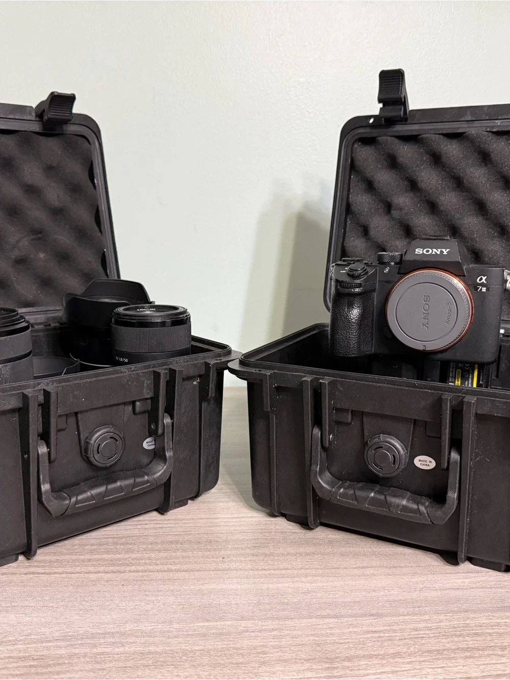 Sony A7 III Full Frame Camera Bundle | 4 Lenses + Cases + Batteries